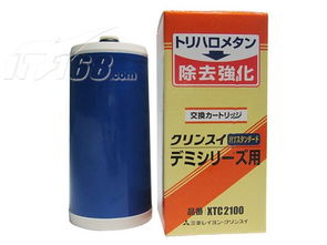 可菱水XTC2100蛇口型净水器与CT753专用滤芯 居家净水设备优选